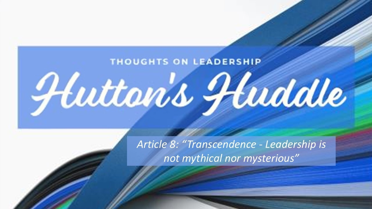 Leadership isn’t mystical or mysterious